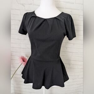 Seductions Elegant Black Women's Top